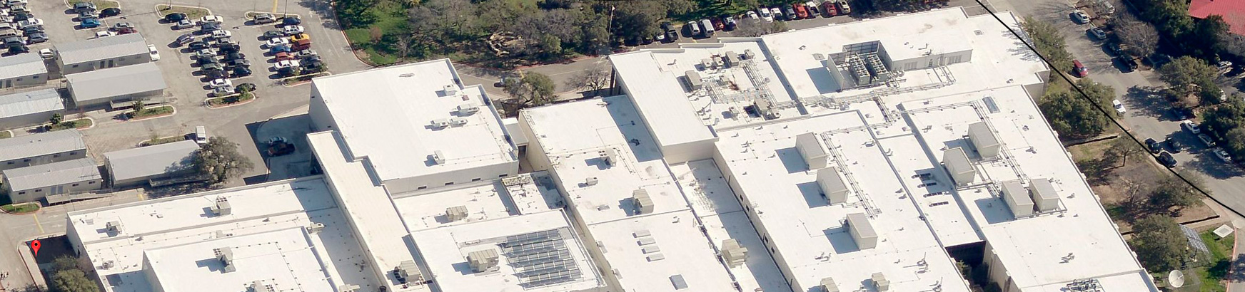 Aerial view of Westwood High School